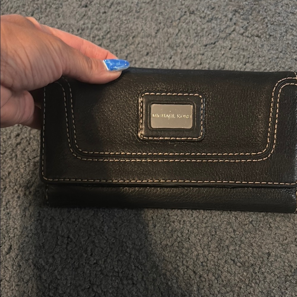 Michael Kors Black Leather Wallet